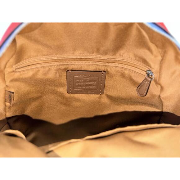 Coach Court Backpack In Colorblock - Multi Violet CR768 - Picture 7 of 8